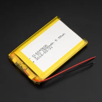 1/2/4pcs 604060 3,7 V litij-polimer baterija 1500 mah DIY mobilni sili moč polnjenja zaklad Li-Po baterije za ponovno Polnjenje