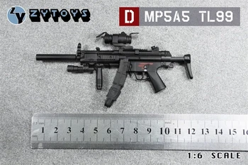 1:6 Lestvici Brzostrelka MP5 Pištolo Serije Orožje Plastično Pištolo Model Igrače Fit 12
