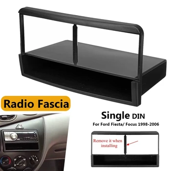 1 Din Avto Stereo Radio, Predvajalnik DVD-jev Panel Audio Trim Okvir za Ford Fiesta Poudarek 1998 - 2006