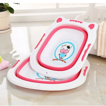 1 kos Nova risanka zložljiva prenosna umivalnik Domov baby umivalnik igranje z vodo Oblačila naplavin shranjevanje v košarico