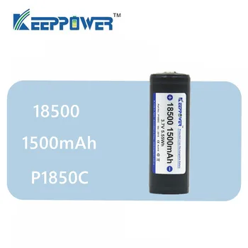 1 kos Original KeepPower 18500 1500mAh zaščitene 3,7 V li-ionska baterija P1850C padec ladijskega prometa