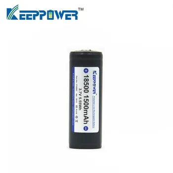 1 kos Original KeepPower 18500 1500mAh zaščitene 3,7 V li-ionska baterija P1850C padec ladijskega prometa