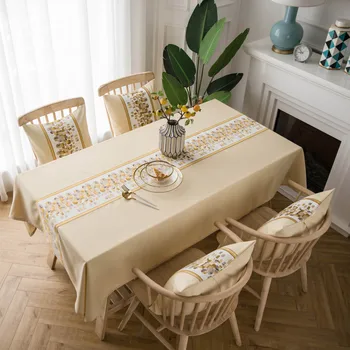 1 kos rustikalnem stilu prtom pravokotne stroj jedilno mizo, kuhinjo, jedilno mizo tekstilne prtom doma dekoracijo 140