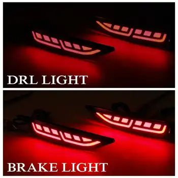 1 Par Avto Zadnji Odbijač Rep Svetlobe LED DRL Pogon Light+Zavora Ustavi, luči Za Mitsubishi Xpander 2017 2018 2019 Luč
