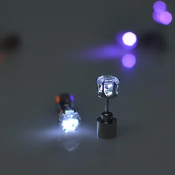 1 Par sveti Igrače LED Uhani Klinov Utripa Utripa iz Nerjavečega Jekla Klinov Ples Stranka Modni Dodatki Unisex za Dekleta