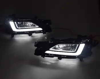 1 Par Za Hyundai Tucson 2019 Meglo Lučka za Kritje Auto Dodatki 12V LED Dnevnih Luči dnevne Svetlobe