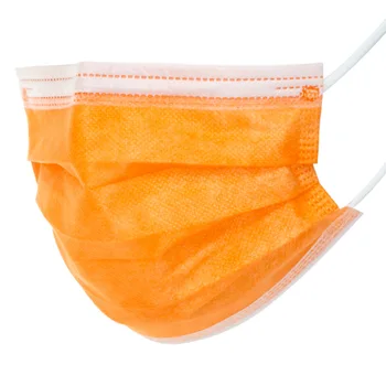 10 / 50 / 100 / 200pcs razpoložljivi oranžno masko non, tkane tri-slojni filter za masko, s odraslih rumena masko