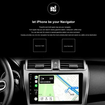 10/ 9-Palčni Universal 2din Android 8.1 Avto CarPlay Radio 1024x600 GPS Navigacijo, Bluetooth, WIFI AM/FM CSD USB Ogledalo Povezavo V-out
