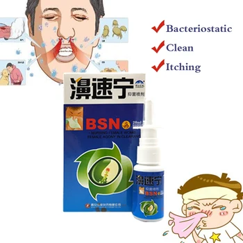 10 paketov rinitis spray Kitajski zeliščni medicini za rinitis in zamašen nos in izcedek iz nosu