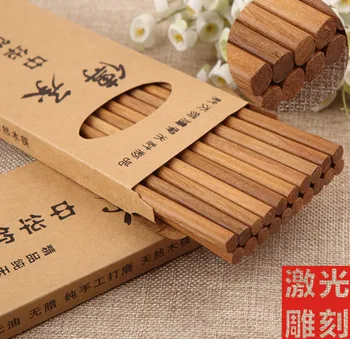 10 parov Japonski Naravnih Lesenih Bambusove Palčke za Zdravje Brez Lak Vosek Namizna Servis Hashi Suši Kitajski Kuhinji