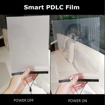 100*150 mm Vzorca Smart Window Film Meri Smart Film Čarobno PDLC Film Okno Očala Električni Switchable Odtenek Zatemnitev Film