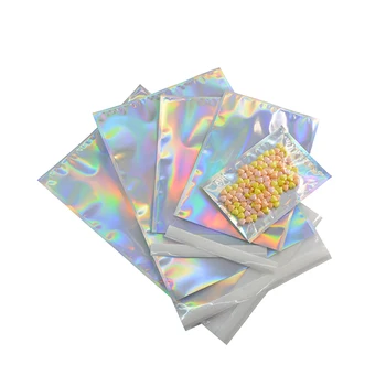 100 kos Hologram Aluminijaste Folije Samolepilne Torbica Kurirja Shranjevanje Vrečk Sredstev Poli Mailer Poštna Dostava Poštni Mošnje