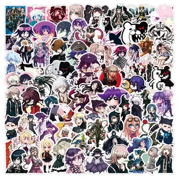 100 Kos Japonski Anime Danganronpa Igre, Grafiti Nalepke Nepremočljiva Risanka Scrapbooking Nalepke DIY Prtljage Kitaro, Laptop, Avto,