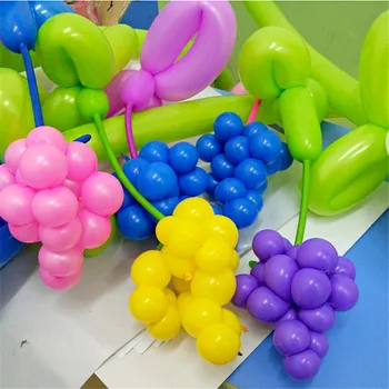 100 kos/veliko Dolgo Latex Baloni Magic Zrak Oblački, Ballon Za Modeliranje rojstni okraski otroci Dogodka & party supplies