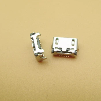 100 kozarcev Mikro USB Priključek Priključek Ženski 5 pin priključek za polnilnik za Lenovo A10-70 A370E A3000 A3000H A5000 A7600 A7600H S910 S930