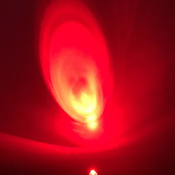 100 KOZARCEV/paket 5 mm LED Utripanja svetleče Diode Utripa Rdeče difuzijo Rdeče Svetleče Flash sam Utripa Self-utripajoča 2,0 v 2.2 v Kratke noge