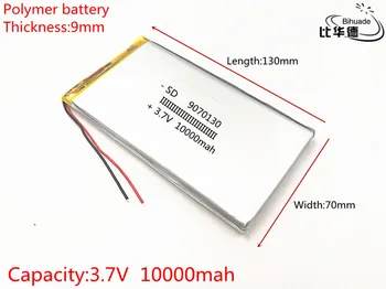 10000mAh 9070130 3,7 V litij-polimer lipo baterija za polnjenje li ion celice 11136