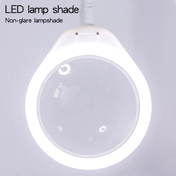 10X LED Povečevalno Steklo, Žarnice Povečevalno Steklo za Mizo Clip-on osvetljeni Lupa Za PCB Pregled Lepotno Zobozdravstvo S stojalom