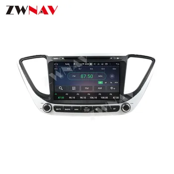 128GB 2 Din Za Hyundai Verna 2016 2017 2018 2019 Android 10 Zaslon Multimedijski Predvajalnik Avdio Radio, GPS Navi Vodja Enote Auto Stereo