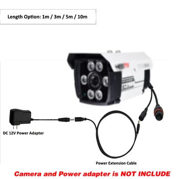 12V DC Napajalni Kabel 5.5*2.1 mm Moški Ženski Adapter Podaljšek Kabla 1m 3m, 5m in 10m CCTV Kamere Podaljša Žice Za Dom Naprave