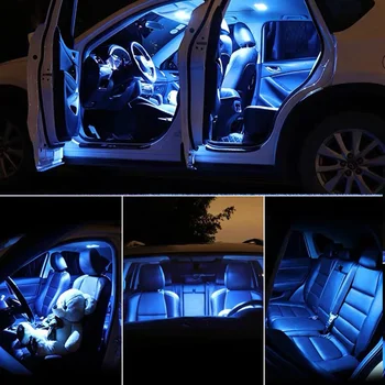13pc X Canbus LED Notranjosti branje dome zemljevid Luči, žarnica Komplet za 1999-2006 Sedež Pribor za Leon MK1 1M 1M1 Hatchback