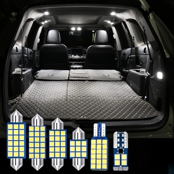14pcs Auto LED Žarnice za Avto Notranjost Kupole Zemljevid Branje Svetlobe Kit Nečimrnosti Ogledalo, Škatle za Rokavice Prtljažnik, Svetilke Za Audi Q5 SQ5 8R 2008 - 2019