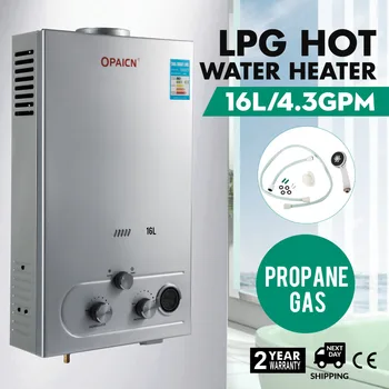 16 L UNP, plinski pretočni grelec vode kotel za vodo kotel vroče vode grelnik bojler