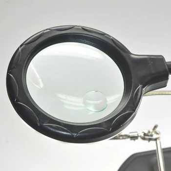 16 SMD LED Svetloba Pomaga Roke Lupo Spajkalna Postaja, 2.5 X Povečevalno Steklo Stojalo z Aligator Posnetke, na primer s spajkanjem Imetnika