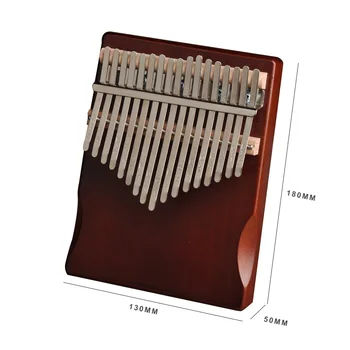 17 Tipka Palec Klavir Borov Les Glasbeni Instrument Prst Klavir za Začetnike Kalimba s Kladivom Nalepke Kit