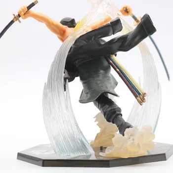 18 cm Anime Enem Kosu Slika Zoro Figur Dve Glavo Roronoa Zoro Kip PVC Akcijska Figura, Zbirka Model Igrače Lutka Darila