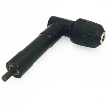 1pc 8 mm Hex Kolenom Izvijač Drill Bit Kota Gonilnik za 90 Stopinj v Desno kot 3/8in brez ključa Chuck Sveder Adapter Jekla Oblikovanje Telesa