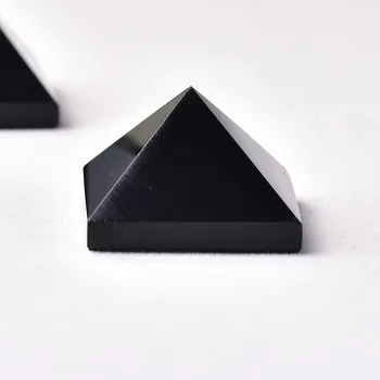 1PC Super Lepe Naravne Crystal Obsidian Mineralne Zdravilne Piramida Se Lahko Uporablja Za Dekoracijo Doma DIY Darila In Meditacija