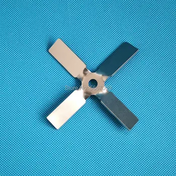 1pcs lab 304 nerjaveče jeklo DIA4cm do 10 cm cross blade propeler štirih listov veslo za laboratorijsko mešalnik oprema
