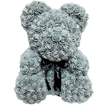 1pcs Umetno Cvetje 40 cm Teddy Rose Imeti Punco, Obletnice, Božič, Valentinovo Darilo, darilo Za svate