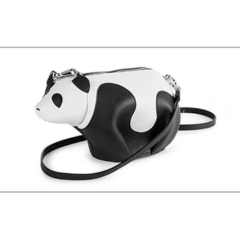 1Set Handmamde Panda obliko ženske messenger purseTemplate Jasno Akril Usnje Vzorec DIY Hobi Leathercraft Šivanje vzorec