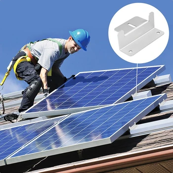 1set Ž-tip Aluminija solarnimi Streho nametitev Za Carvan Streho Jahte solarnimi Nosilec, Sončne Ž-Aluminij Nosilec