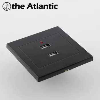 2 4-PORT USB priključek za Polnilnik električno Vtičnico električno Vtičnico Električni Polnilnik Ac Polnjenje 1A-3.5 Belo Črno Plastično Ploščo
