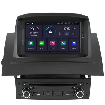 2 din stereo sprejemnik avtoradio Za Renault Megane 2 Fluence Android10.0 avto DVD predvajalnik, GPS multimedia 2002-2008Tape Diktafon