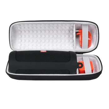 2 v 1, Trdi EVA Nosijo Zadrgo Škatla za Shranjevanje Vrečko + Mehki Silikonski Pokrov Primeru Za Polnjenje 4 Bluetooth Zvočnik Vrečko za jbl polnjenje 4 case