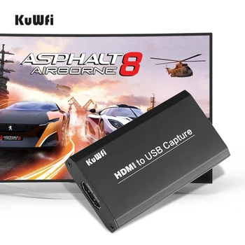 2 Vnesite 1080P USB 2.0 Video Capture Card Ključ za Zajemanje za Igro Stream Mobilne Živo HDMI Video Snemalnik PC Xbox PS4