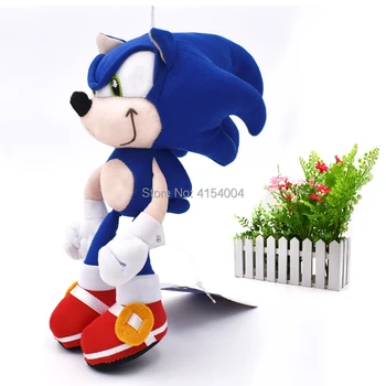 20 kos/veliko Modro Sonic Cartoon Živali Polnjene Plišastih Igrač Slika Lutke Darila Za Otroke 20 cm Božično Darilo