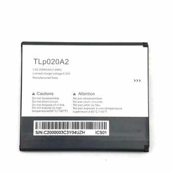 2000mAh TLp020A2 Baterije Alcatel One Touch Pop Zvezda LTE A845L / POP S3 OT5050 5050X