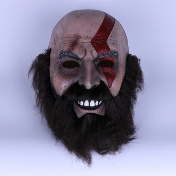 2018 Igra Bog Vojne Kratos Leviathan Masko Cosplay Kratos Orožje Čelada Halloween Kostume