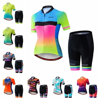 2019 MTB Kolo Jersey hlače, hlače z oprsnikom nastavite Ropa Ciclismo maillot Ženske Kolesarski dres bo Ustrezala izposoja Top majice Spodaj Ženski wear Blue