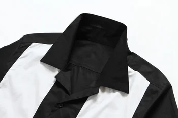 2019 Novo Kraljestvu Design Mens Priložnostne Majice Črna Modra Rockabilly Petdesetih Oblačila za Stranke Klub