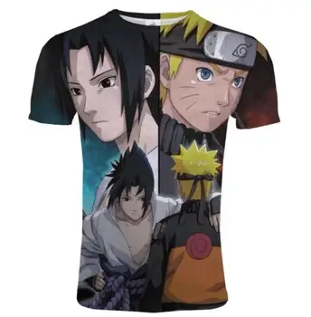 2019 Poletje 3D tiskanja Tshirt vrh Naruto cosplay Sharingan Uchiha Itachi/Otsutsuki/Shisui kratkimi rokavi, unisex Anime Naruto Tshirt
