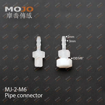 2020 (10pcs/Veliko) MJ-2-M6 naravnost skozi skupno 2 mm do M6 moški navoj priključek cevi za vgradnjo