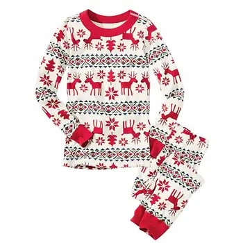 2020 Družino Božični starš-otrok Ujemanje Oblačila Božič Družinski Videz Oblačila za Odrasle Otroci Pižame nastavite Baby Girl Boy Novo Leto
