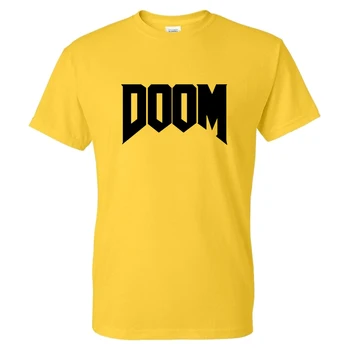 2020 Igro T-shirt DOOM Moški Ženske Priložnostne Ulične Pismo Tiskanje T shirt Moda Visoko Kakovostnega Bombaža, Hip Hop Tshirt Unisex Vrh