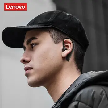 2020 Lenovo TW16 Srečanje Bluetooth Slušalke Pro Uho Kavelj Brezžična tehnologija Bluetooth 5.0 Slušalka Z Mikrofonom 40 Ur Za Vožnjo